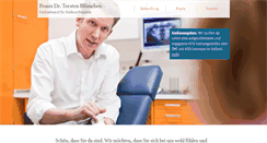 Desktop Screenshot of dr-bluemchen.de