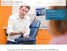 Tablet Screenshot of dr-bluemchen.de